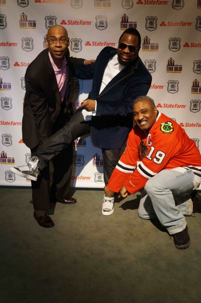 Deon Levingston, (President, GM of WBLS-FM and 1190 WLIB, Chris Squire (Sales Manager, 1190 WLIB-AM Personality, Bishop Hezekiah Walker 1190 WLIB-AM) 