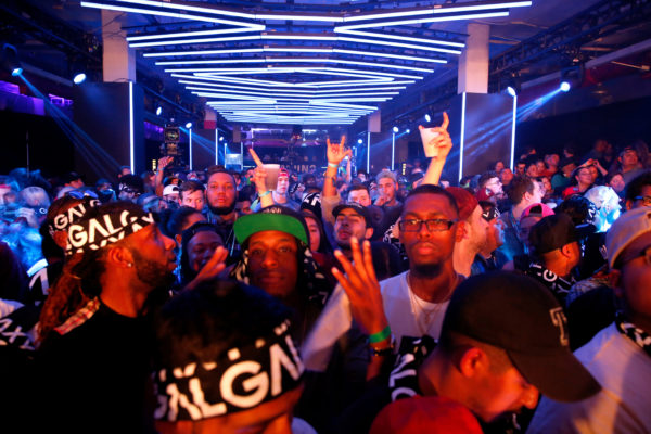 "AUSTIN, TX - MARCH 12: AUSTIN, TX - MARCH: Festival goers attend Samsung Galaxy Life Fest at SXSW 2016 on March 12, 2016 in Austin, Texas. (Photo by Rick Kern/Getty Images for Samsung)"