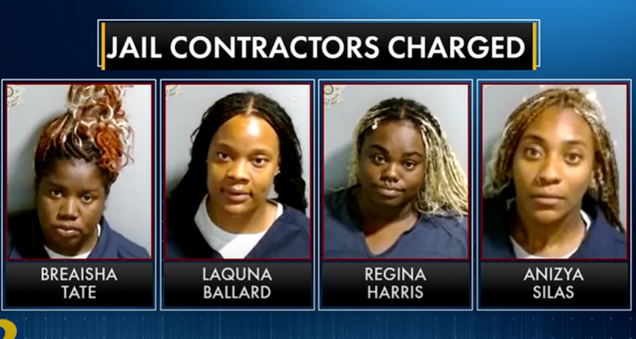 Four Female Security Officers Arrested in Fulton County Jail Scandal – Full Story Inside (Video)