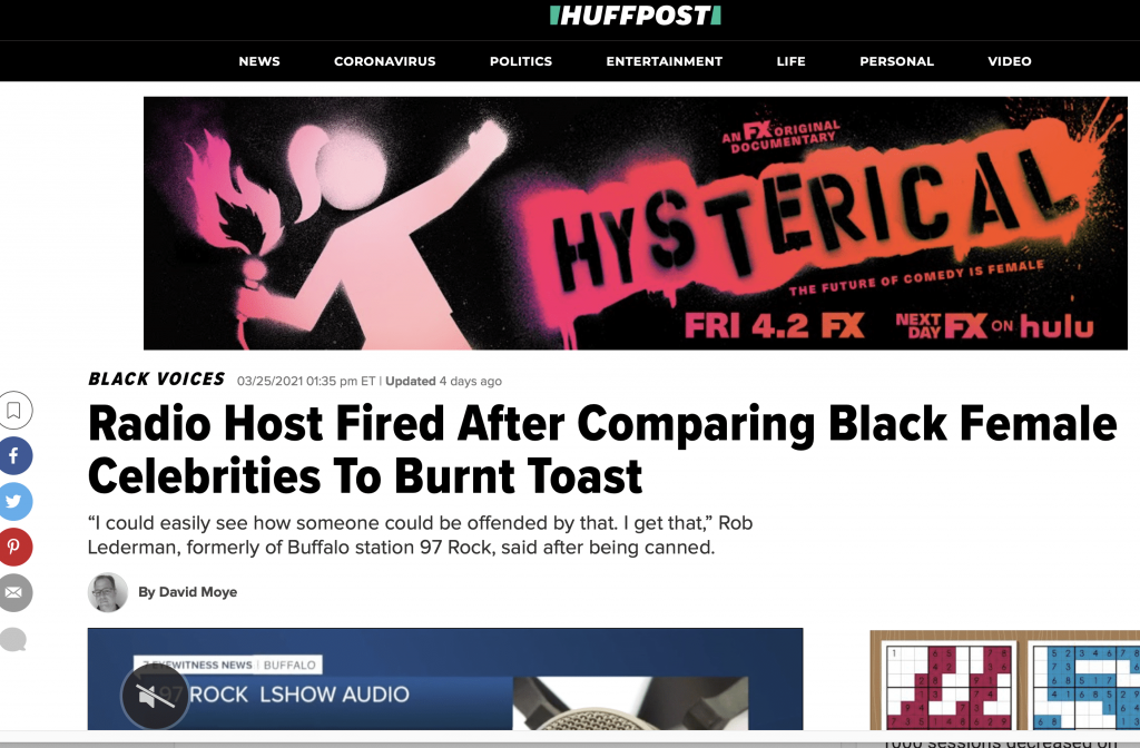 Are “Black Voices” Quiet at Huffington Post?