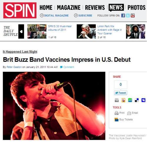 SPIN Magazine covers