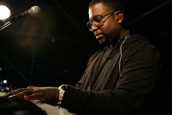 Gil Smith playing the piano
