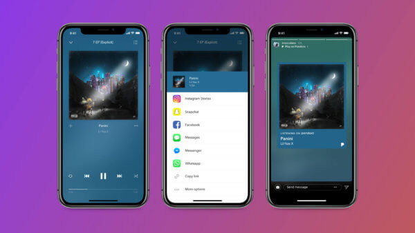 Pandora Instagram Stories