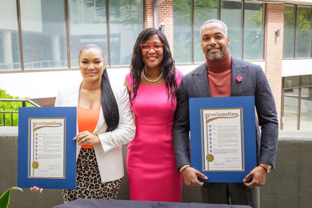 EGYPT SHERROD & MIKE JACKSON RECEIVE PROCLAMATIONS FROM THE CITY OF ATLANTA HONORING CAREER & PHILANTHROPIC ACHIEVEMENTS