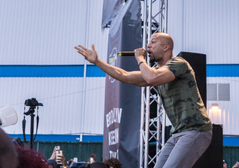 Common Drops a Lil Freestyle on Brooklyn Hip Hop Festival Crowd