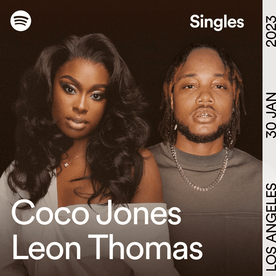 Leon Thomas & Coco Jones Create A V-Day Remake Of "Until The End Of Time" For Spotify Singles