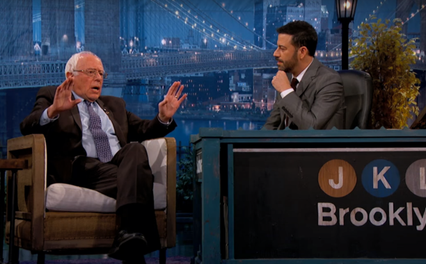 Bernie Sanders Talks Marijuana with Jimmy Kimmel