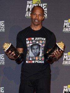 Jamie Foxx at the MTV Movie Awards