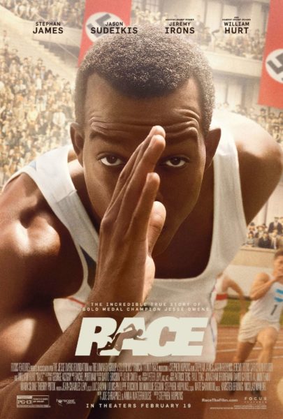 Promotional image of the film RACE starring Stephan James as Jesse Owens