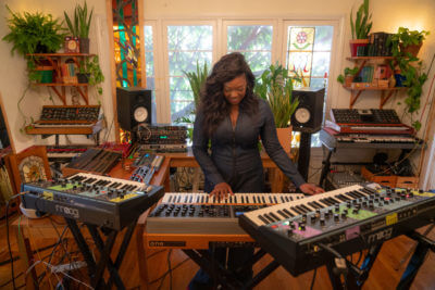 Watch We Are KING’s Paris Strother Create Soulful Stylings with Moog Matriarch
