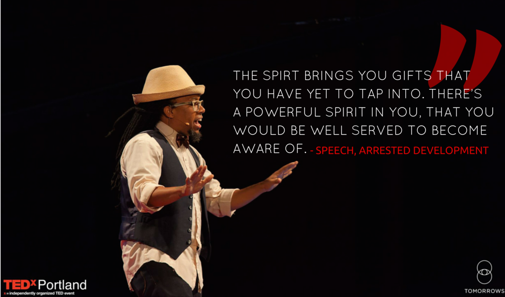 Arrested Development’s, Speech Delivers Rousing TEDx Talk