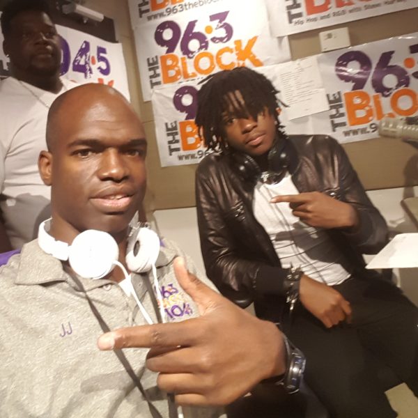 SahBabii Stops by and kicks it with 96.3 The Block’s JJ Solomon in SC
