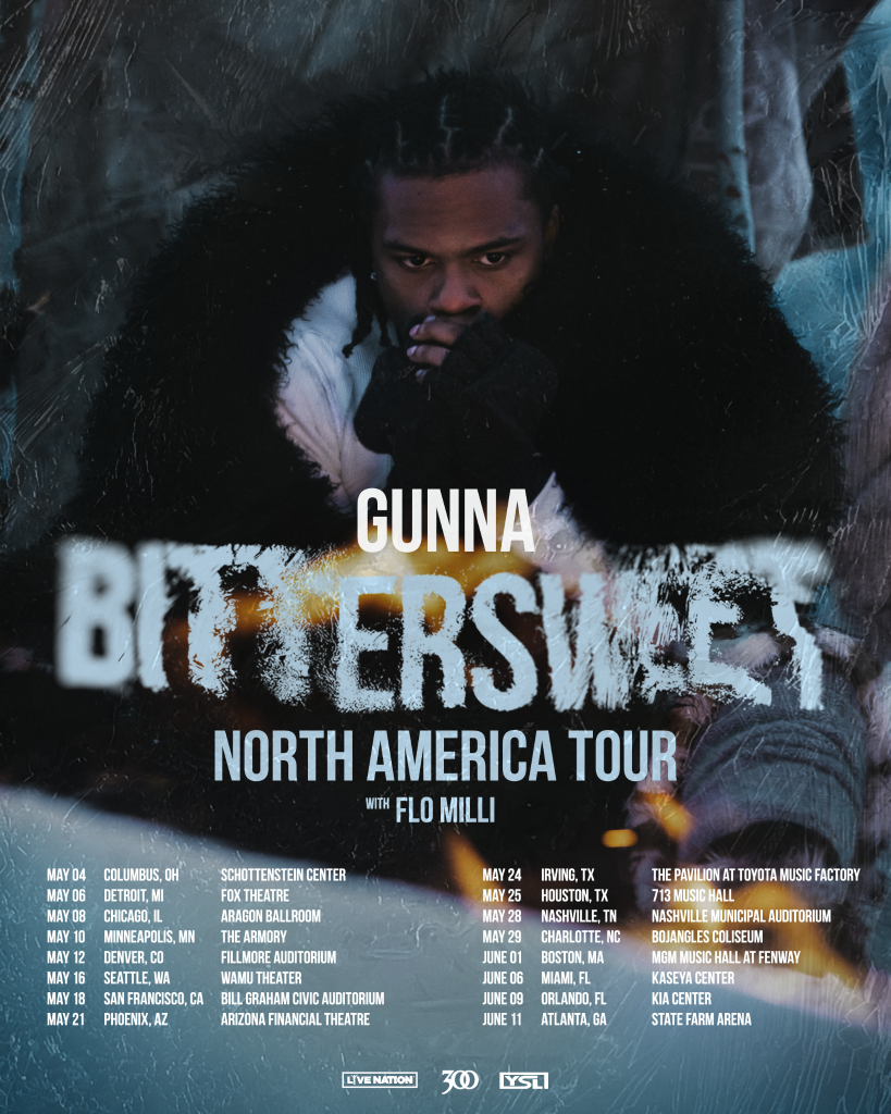 GUNNA ANNOUNCES 2024 ‘THE BITTERSWEET TOUR’