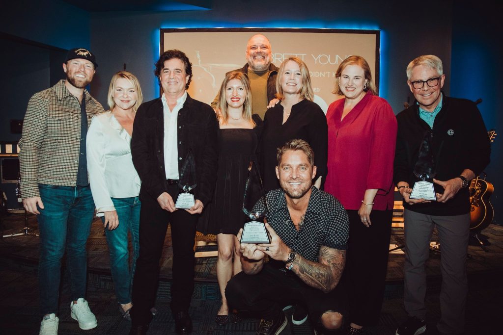 Brett Young Honored at RIAA Diamond Celebration