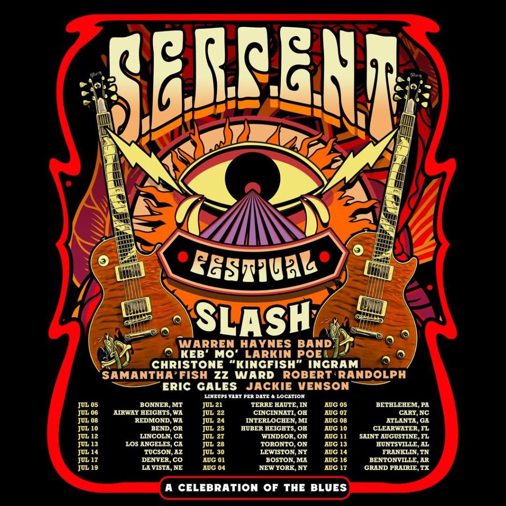 Slash Announces S.E.R.P.E.N.T. Blues Fest: All-Star Lineup