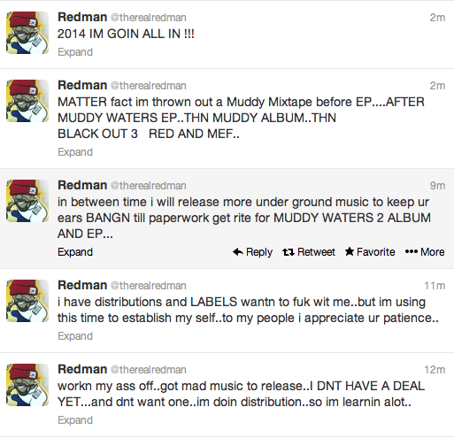 Redman Latest Artist to Make His Own Rules in the Music Business